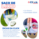 Saco P/ Lixo Branco 20LTS - 100 Unidades