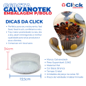 Embalagem p/ Bolos e Tortas Alta Grande Branca - G60MA - 50 Unidades