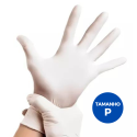 Luva Latex Descartável Procedimento Profissional C/ Pó Branca ( P ) - 1000 Unidades