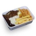 Bandeja Marmitex Rasa Isopor Retangular 750ML MO90-1 Meiwa - 100 Unidades