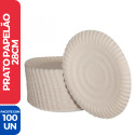 Prato Papelão Pinho Redondo Festa Pizza N.07 28cm - 100 Unidades