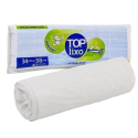 Rolo Saco Lixo Top P/ Pia Banheiro Branco 34x38 - 40 Sacos