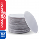 Disco de Isopor p/ Bolos 25CM - 200 Unidades