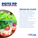 Pote PP Redondo Descartável c/ Sobretampa Danubio 350ml - 24 Unidades