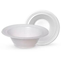 Prato Plástico Descartável 12cm Branco Fundo - 10 Unidades