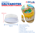Embalagem p/ Bolos e Tortas Pequena Média Branca - G56M - 50 Unidades