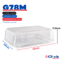 Boleira Embalagem Jumbo Bolos Tortas Pudim Branca 5KG G78MA - 20 Unidades