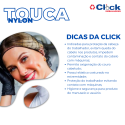 Touca Rede Nylon Capilar Redinha Protetora Higiênica Preta - 1000 Unidades