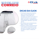 Envelope Segurança P/ Correio Impresso Reforçado Envio (20X26+3 aba) - 100 Unidades