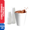 Copo Térmico Isopor EPS Café Açaí Sopa 177ML 6OZ - 1000 Unidades