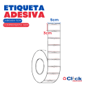 Rolo Etiqueta Adesiva Preço Validade Peso Produto Mercado F-07 50x3CM Group - 666 Unidades