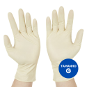 Luva Multiuso Limpeza Latex Economica Creme Inoven (G) - 144 Pares