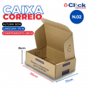 Caixa Correio Papelão Delivery Envio N.02 (26X17X8) - 25 Unidades