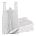 Sacola Plástica Branca Lisa Reforçada Economica 30 x 40 Extrusa pack - 1000 Unidades