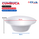 Cumbuca Prato Isopor EPS Funda 15cm BPF15 - 300 Unidades