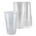 Copo Plástico Transparente Descartável 180ml - 2500 Unidades