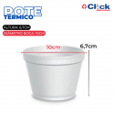 Pote Térmico Isopor EPS 237ml Sopa Açaí Caldo 80z - 20 Unidades