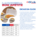Lancheira Isopor Hot Dog Cachorro Quente BH04 - 400 Unidades