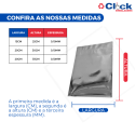 Saco a Vácuo Metalizado 20 X 35 X 0.10 - 1000 Unidades