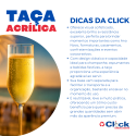 Taça Acrilica Champanhe Cristal 150ML Elite Ano Novo Reveillon Evento Casamento Formatura - 3 Unidades