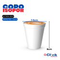 Copo Isopor Térmico EPS Descartável Totalplast 180ml - 20 Unidades
