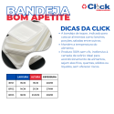 Bandeja Funda Branca BF01 - 100 Unidades