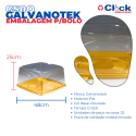 Embalagem p/ Bolos e Tortas Quadratta c/ Tampa Alta - G50Q - 25 Unidades