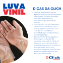Luva Vinil Descartável Antialérgica Procedimentos Sem Pó Nobre ( G ) - 100 Unidades