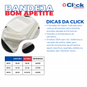 Bandeja Funda Branca BF01 - 4 Pacotes de 100 Unidades