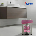 Saco de Lixo Rosa Diva 15 Litros - Rolo com 60 un. (39 x 50cm)