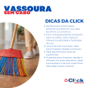 Vassoura Nylon Base SEM Cabo
