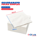 Guardanapo Folha Simples White Paper 30x30 - 3000 Folhas