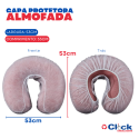 Capa Protetora Descartável Almofada Encosto Cabeça Maca Mesa Massagem Quick - 100 Unidades