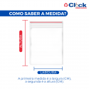 Saco Plástico Zip Lock Hermético Abre Fecha N.04 (8.5X12.5) - 100 Unidades