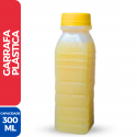 Garrafa Plástica c/Tampa Amarela 300ML - 100 Unidades