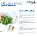 Rolo Bobina Plástico Filme PVC Esticável Super Alpfilm 38cm X 300mt - 4 Unidades