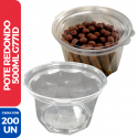 Pote Diamante Doces Amendoim Tampa Articulada 500ml G771D - 200 Unidades