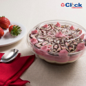 Embalagem Pote Bowl Flower Doces Redondo C/ Tampa 1000ML G682 - 100 Unidades
