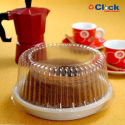 Embalagem p/ Bolos e Tortas Alta Branca 14cm - G35MA - 100 Unidades