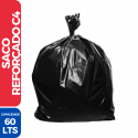 Saco C4 Reforçado Preto 60LTS - 5KG