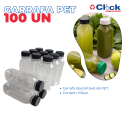 Garrafa Plástica PET 300ML - 100 Unidades