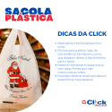 Sacola Plástica Impressa Papai Noel Natal 36 x 50 2KG - 450 Unidades