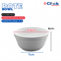 Pote Bowl Térmico Isopor EPS 355ml Cumbuca 120z - 20 Unidades