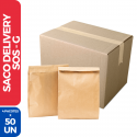 Saco P/ Delivery SOS Pardo - G 23 X 32 X 16 - 4 Pacotes de 50 Unidades