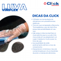 Luva Plástica Descartável Viniflex Transparente ( G ) - 100 Unidades