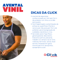 Avental Segurança Vinil Incolor Multiuso 1.20MT x 7OCM Açougue Hospital