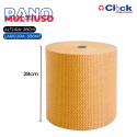 Rolo Pano Multiuso Limpeza Laranja Nobre - 28cm X 300mts