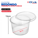 Pote Descartável Redondo Doce C/ Sobretampa 380ML - 400 Unidades