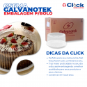 Embalagem p/ Bolos e Tortas Pequena Média Branca - G56MA - 50 Unidades