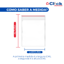 Saco Plástico Zip Lock Hermético Abre Fecha N0 (04X04) - 100 Unidades